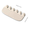 White PVC toilet urine blocking board for children's potty training splash prevention