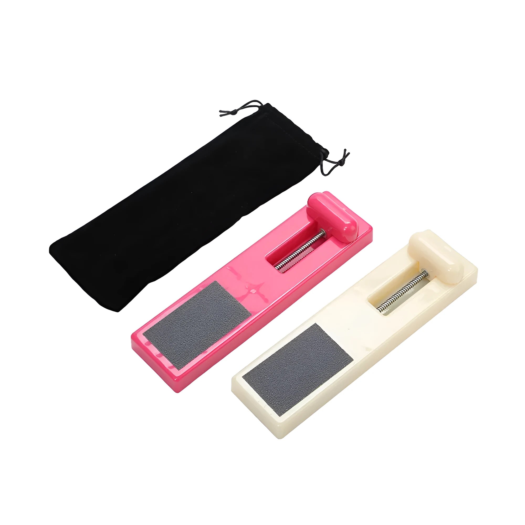 Pink and white ballet foot trainer for instep muscle strength and rotation shaping exercises