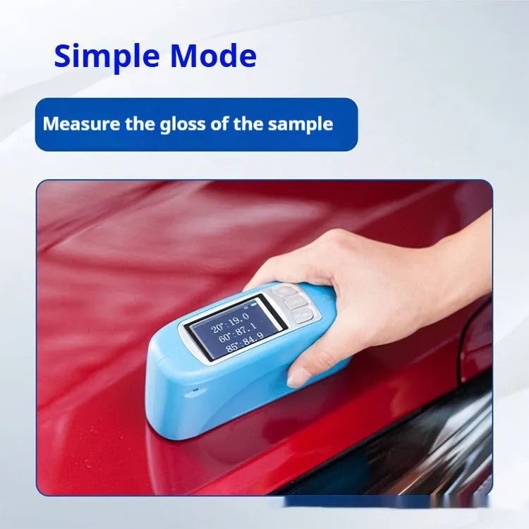 Ceramic Brightness Stone portable glossiness tester for paint, plastic, wood surface measurement.