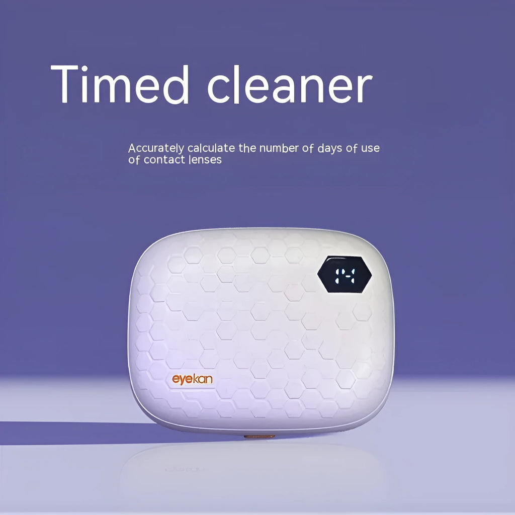 Automatic ultrasonic cleaning machine for invisible glasses in 85x65x30mm plastic housing