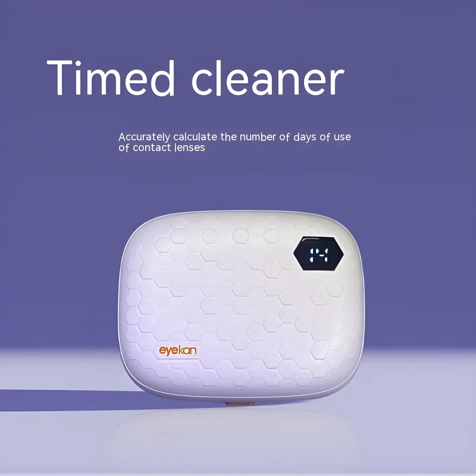 Automatic ultrasonic cleaning machine for invisible glasses in 85x65x30mm plastic housing