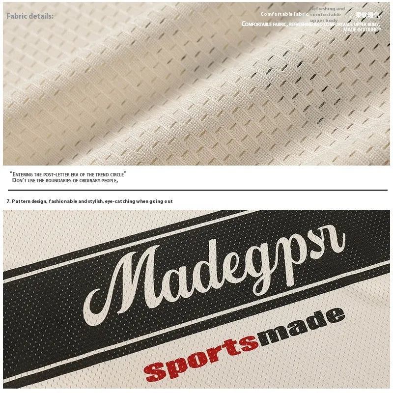 Apricot sports jersey with V-neck and drop-shoulder sleeves for leisure wear