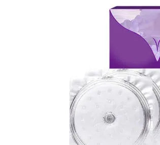 Pair of chest tightening patches for breast enhancement cosmetic application