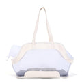Leather cat outing carry bag with 25 litre capacity in medium hardness construction