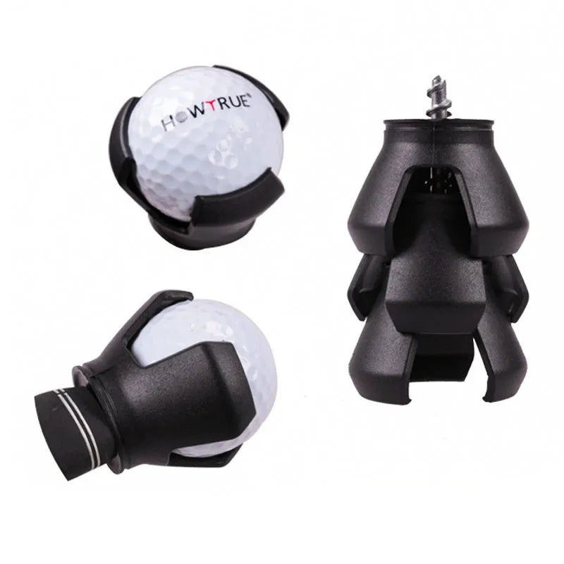 Black golf ball picking device clip weighing 60g for putter attachment