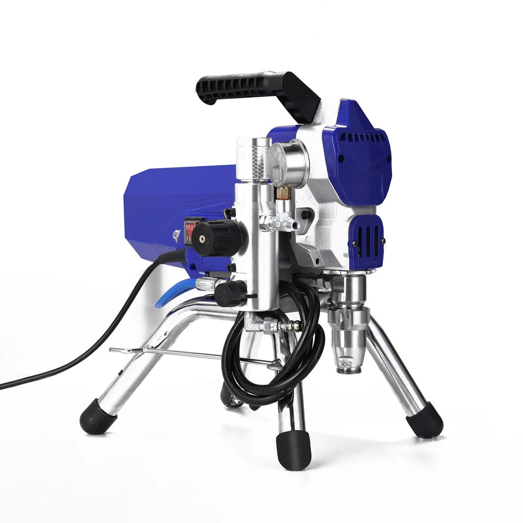 3901 fireproof paint high-pressure airless spraying machine with spray gun and 10m hose on table assembly