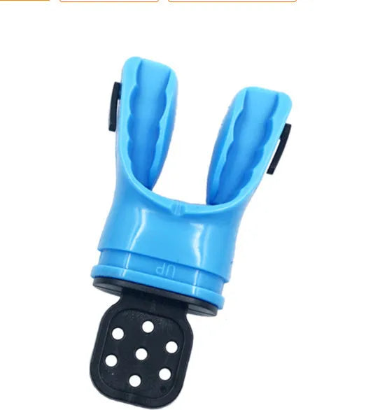Edible silicone diving mouthpiece 110mm length in various colour options