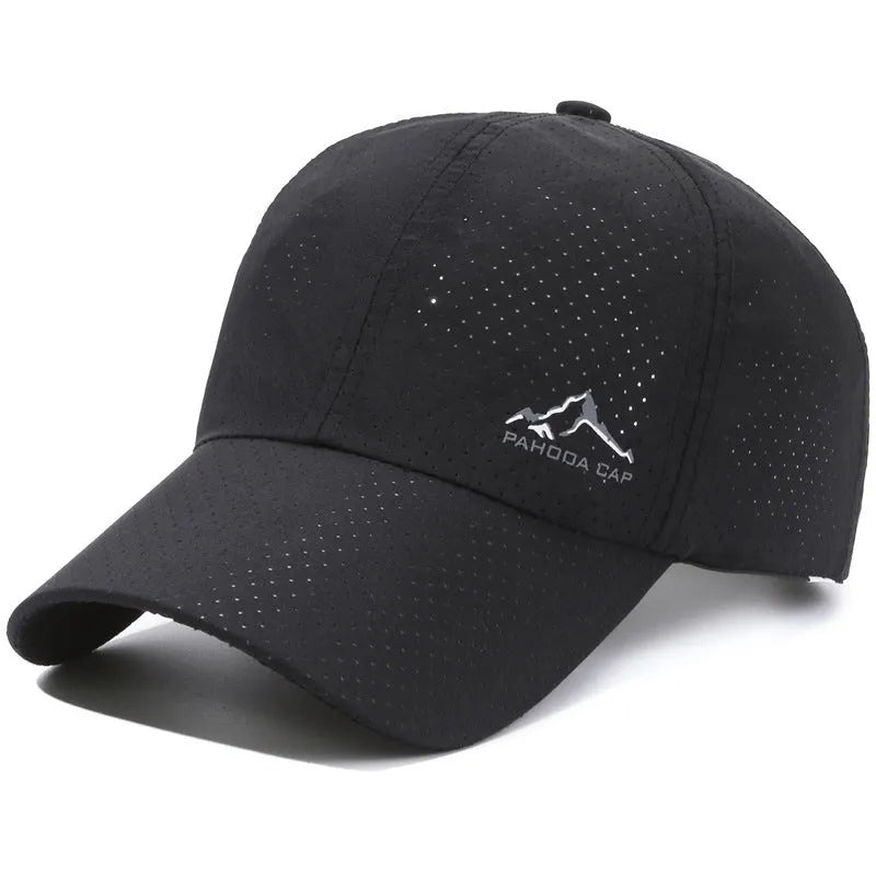 Adjustable baseball cap with dome crown in various colour options including army green, black and rose red