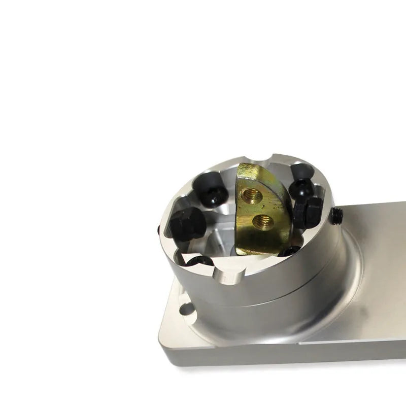 Silver aluminium alloy quick short rod shift lever for Horton vehicles with mounting hardware