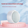 Nano Glass 2-in-1 epilator and foot grinder device in plastic housing