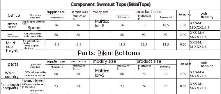 Women's printed separate bikini set with tube top and briefs for swimming