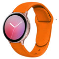 Samsung Galaxy Active 2 silicone replacement strap with reverse buckle in multiple colours