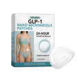 A pack of four individual nano-microneedle skincare patches for targeted facial application.