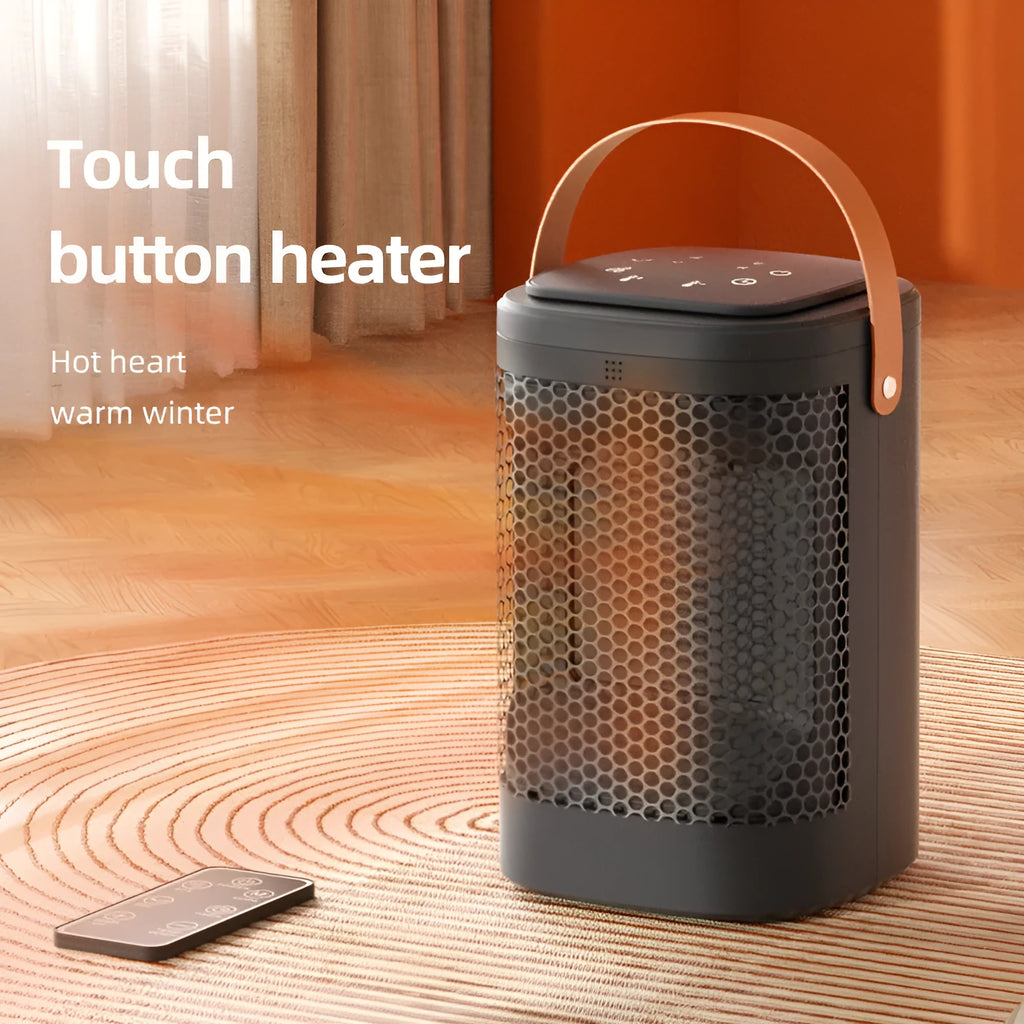 Hot and cold air heating radiator with touch screen and remote control in 618 electronic model colour
