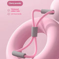 Yoga four-piece fitness set with leg stretcher, ring, pedal device, and tension rope
