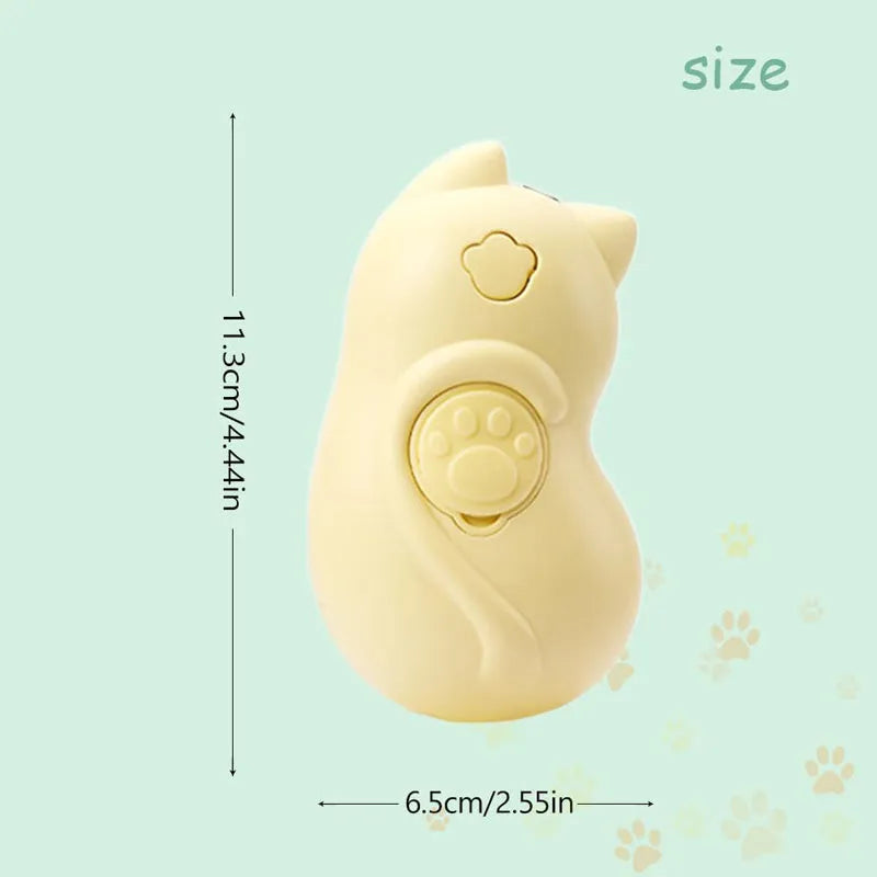 3-in-1 steam grooming brush for pet hair removal on cats and dogs