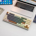 Free Wolf M87 wireless Bluetooth dual-mode keyboard in compact 87-key layout with ABS construction