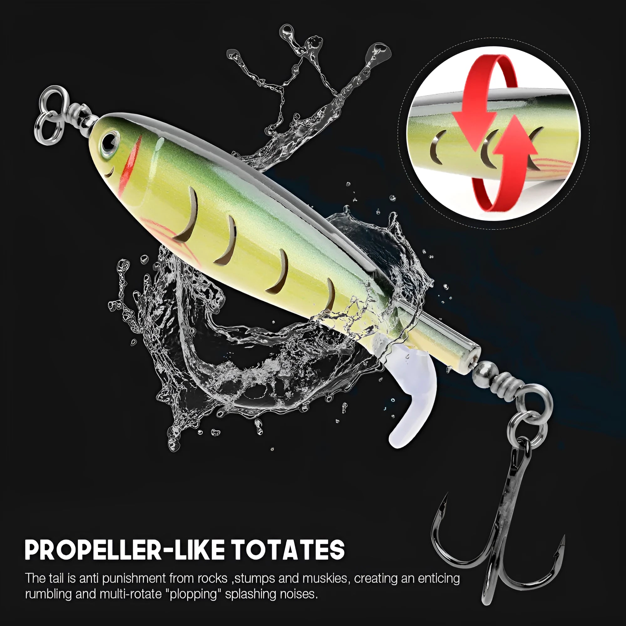 7.5cm artificial fishing bait lure for freshwater predator fishing