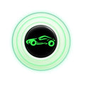 20mm black and luminous silicone car door shock pads for anti-collision protection