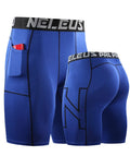 Men's black milk silk polyester tight shorts for running and fitness activities
