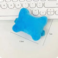 Plush wrist protector mouse pad mini pillow in blue for typing anti-wear support