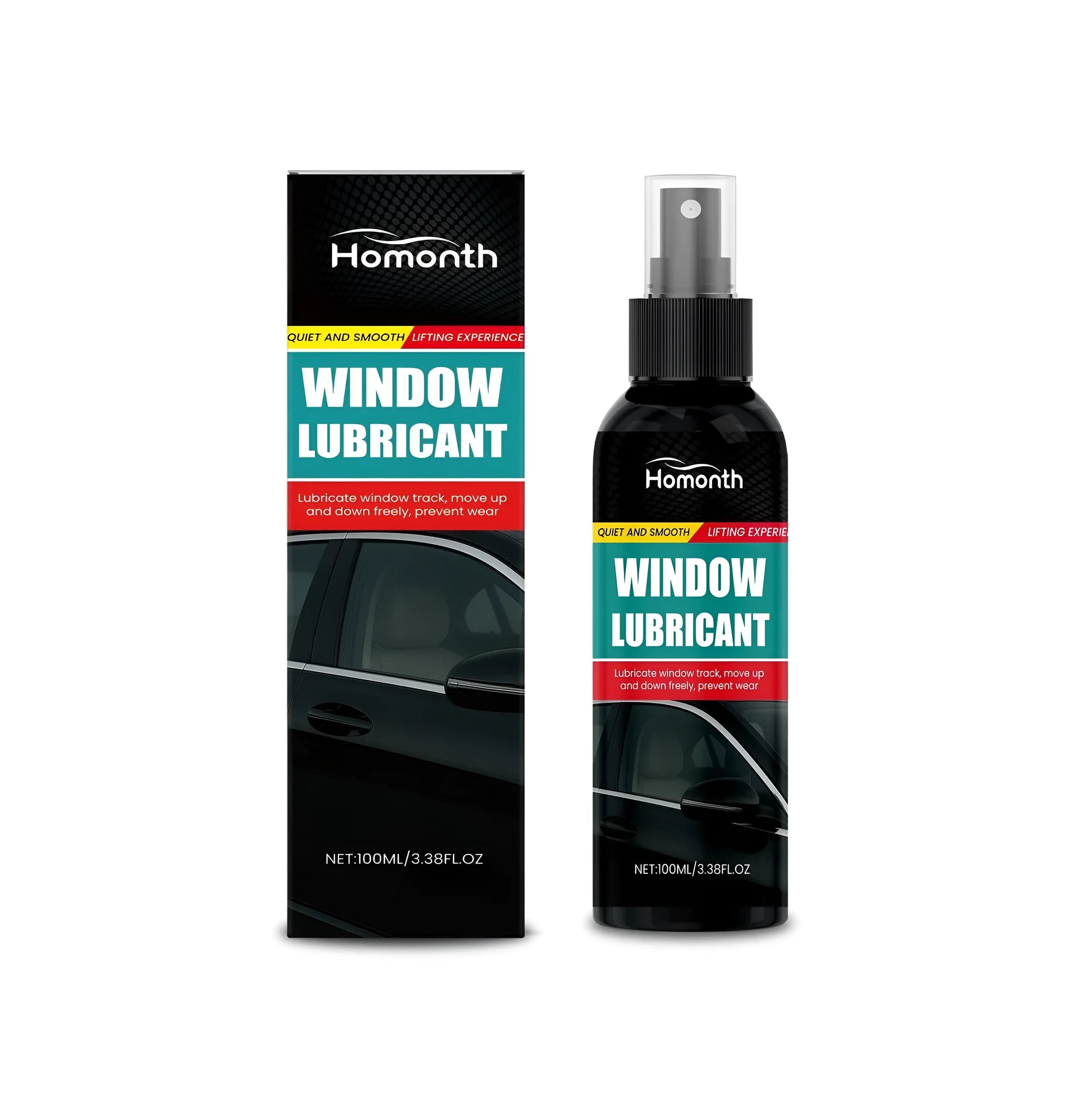 100ml window lubricant spray bottle for noise reduction on sliding door tracks