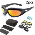 Tactical polarized sunglasses with full rim PC sports frame for cycling