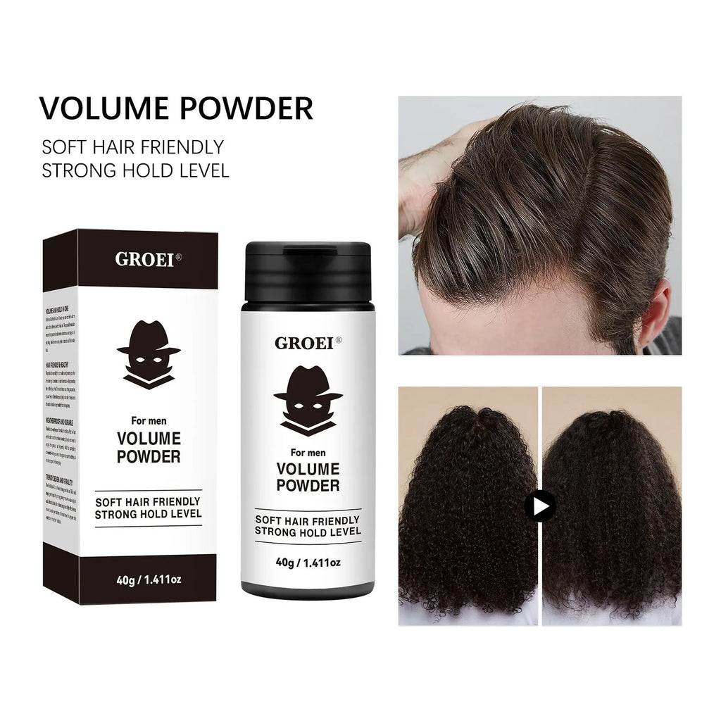 40g hair styling powder in a compact container for oil control and fluffy volumising