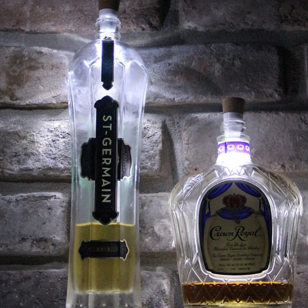 Rechargeable LED luminous bottle cap light for holiday decoration