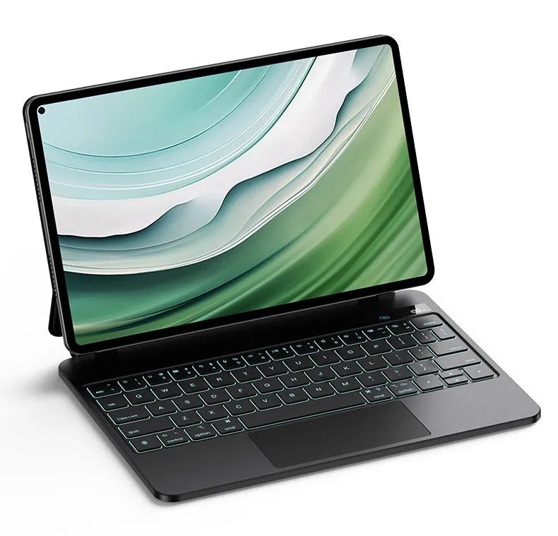 Miaocontrol Pro11 magnetic wireless keyboard and protective cover for Huawei Matepad 11 tablets in black colour
