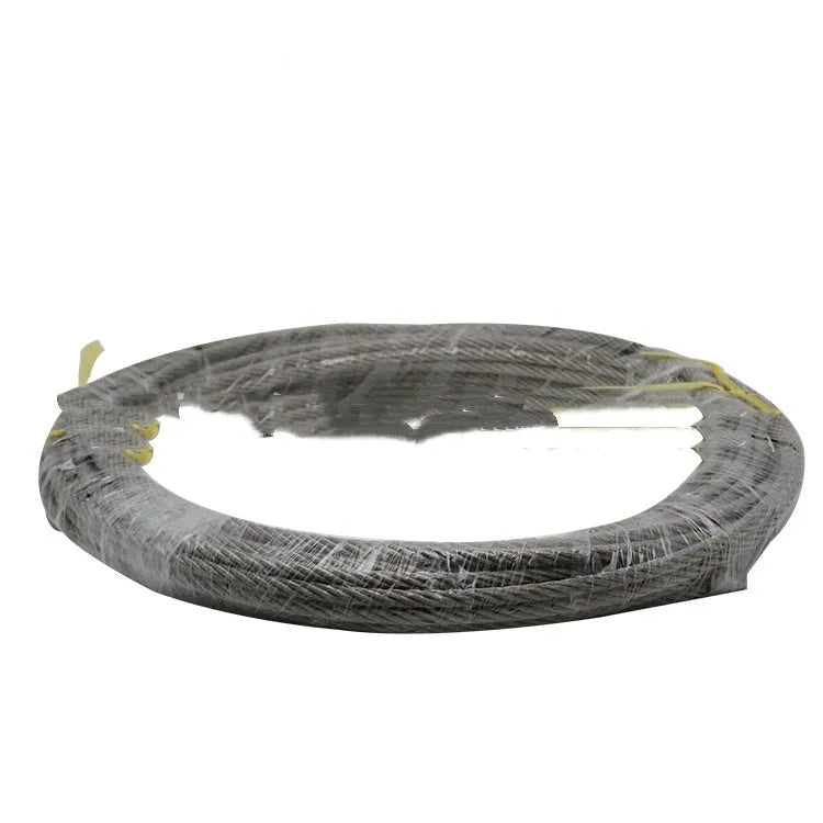 Children's 10 metre pulley slide rope set with alloy steel pulleys, handle, and safety components