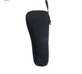 Black cloth storage bag for a mobile phone stabiliser and camera accessories.