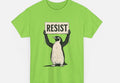 Cotton summer T-shirt for men and women in straight cut design with round neck