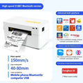 FlashLabel Thermal Express Order Label Printer unit with USB cable on a desk