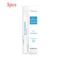 Portable pet toothbrush pen with soft bristle brush head and 3ml capacity for dog and cat dental care