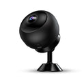 1080p wireless WiFi surveillance camera with ABS plastic housing on a white background.