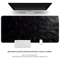Thickened natural rubber computer keyboard desk mat with non-slip base and printed pattern.