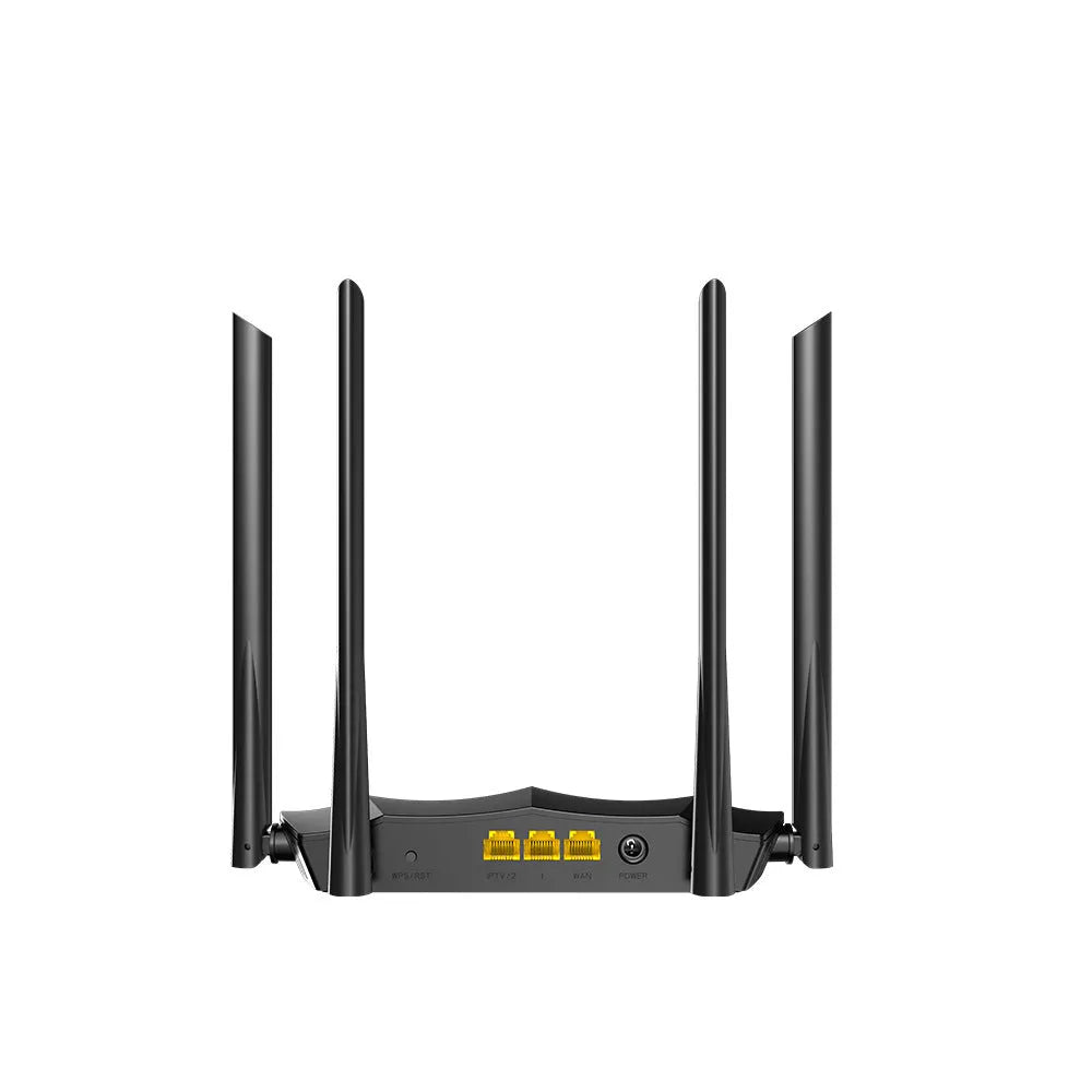 AC8 dual-band Gigabit wireless router with three expansion slots in compact design